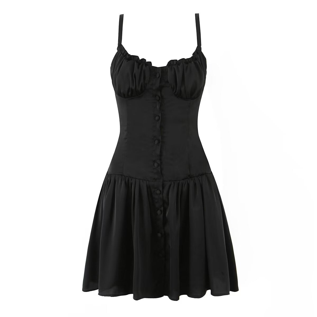 Sukienka Strap V-Neck – Elegant Commute