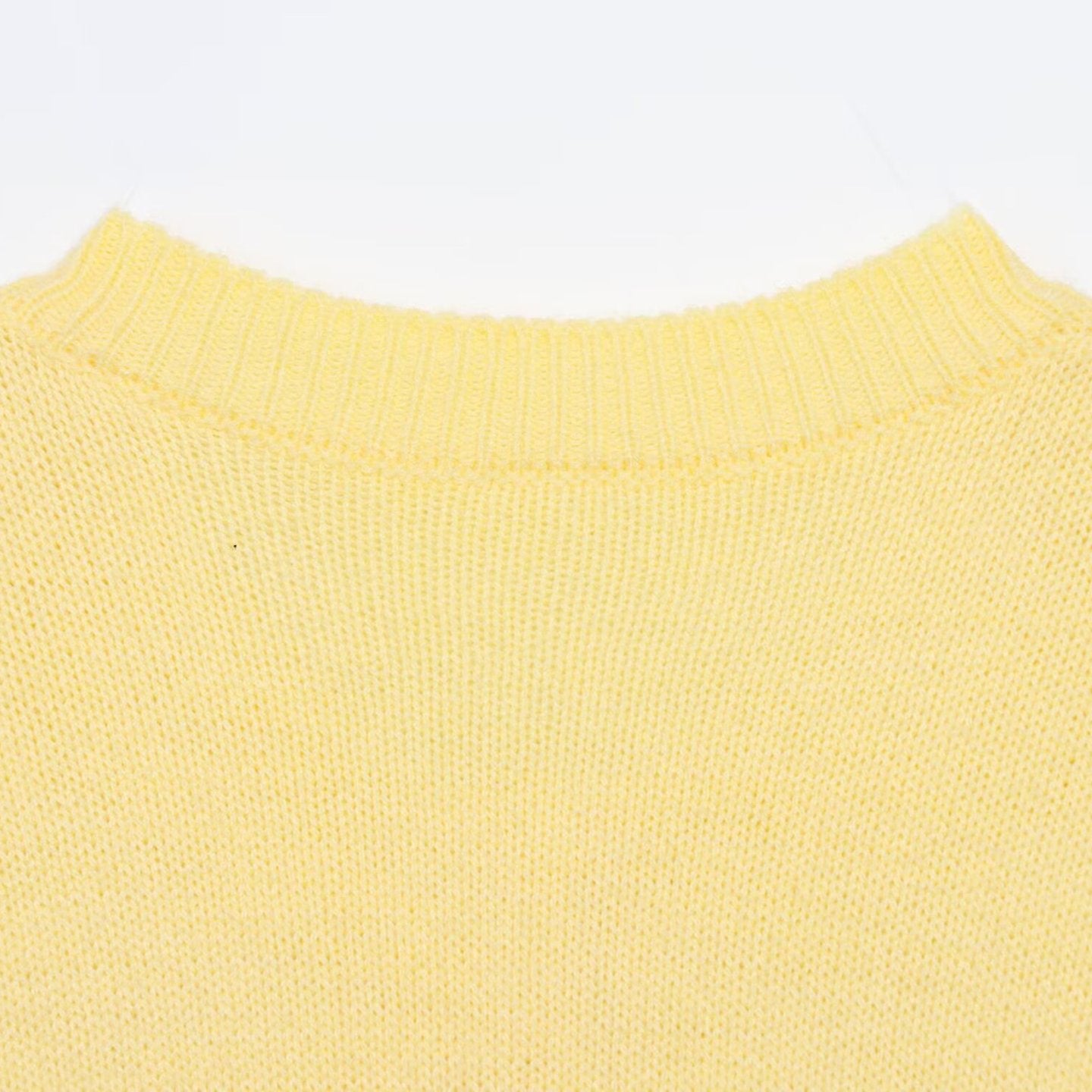 Sweter Casual Knit z Guzikami – Żółty