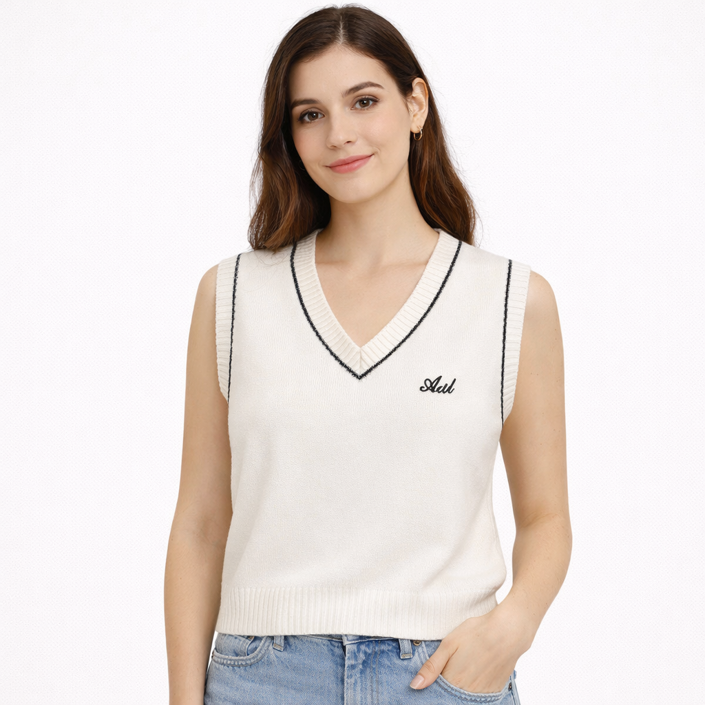 Oberteil mit V-Ausschnitt