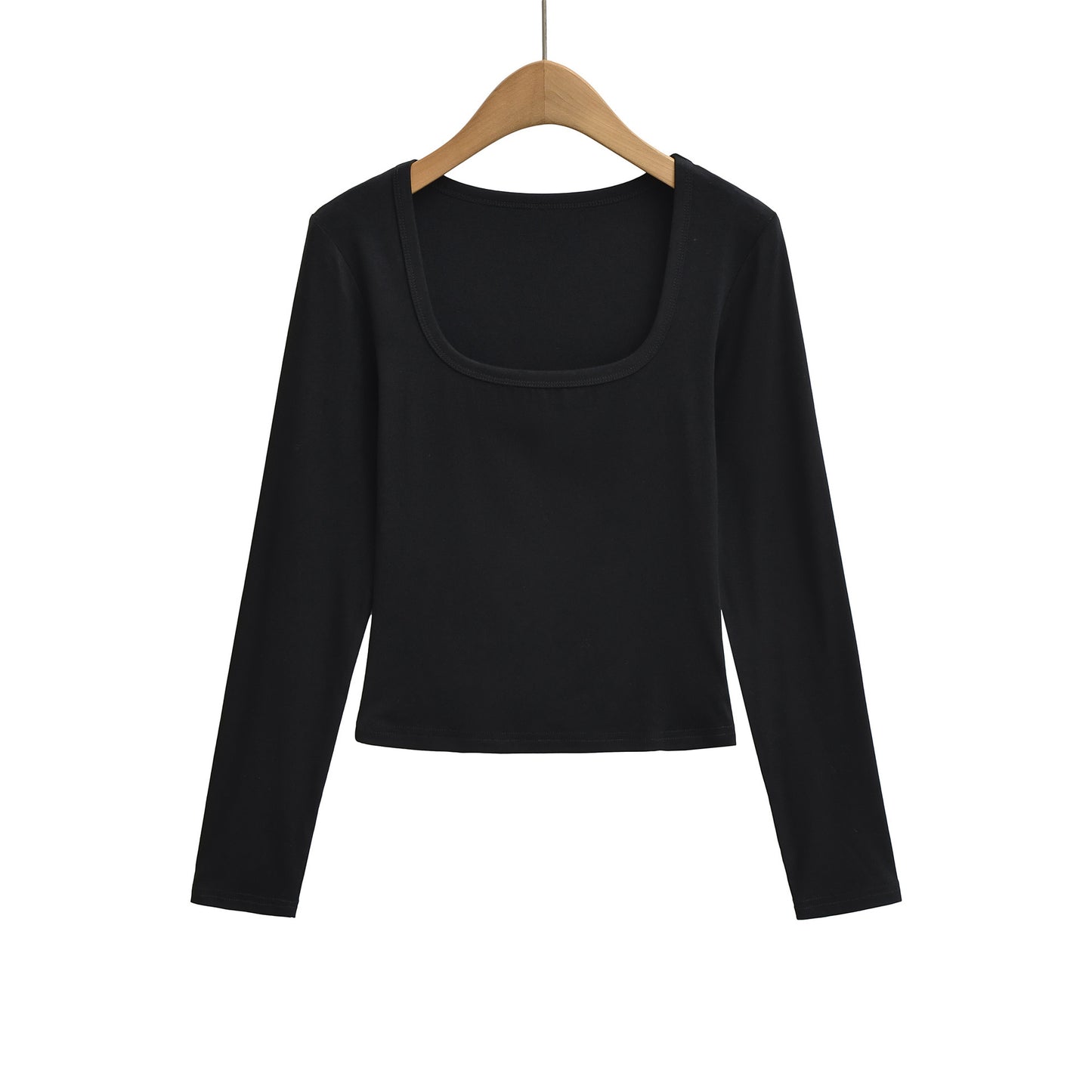 Slim Fit Top z U-Neck