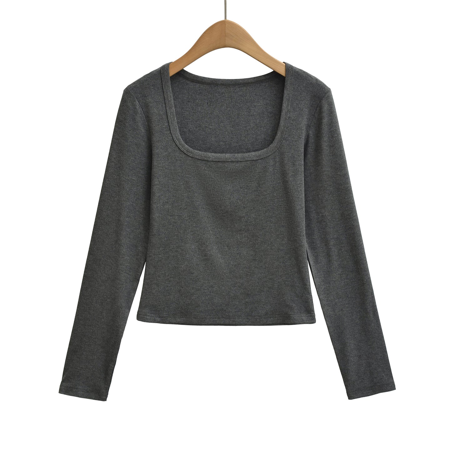 Slim Fit Top z U-Neck