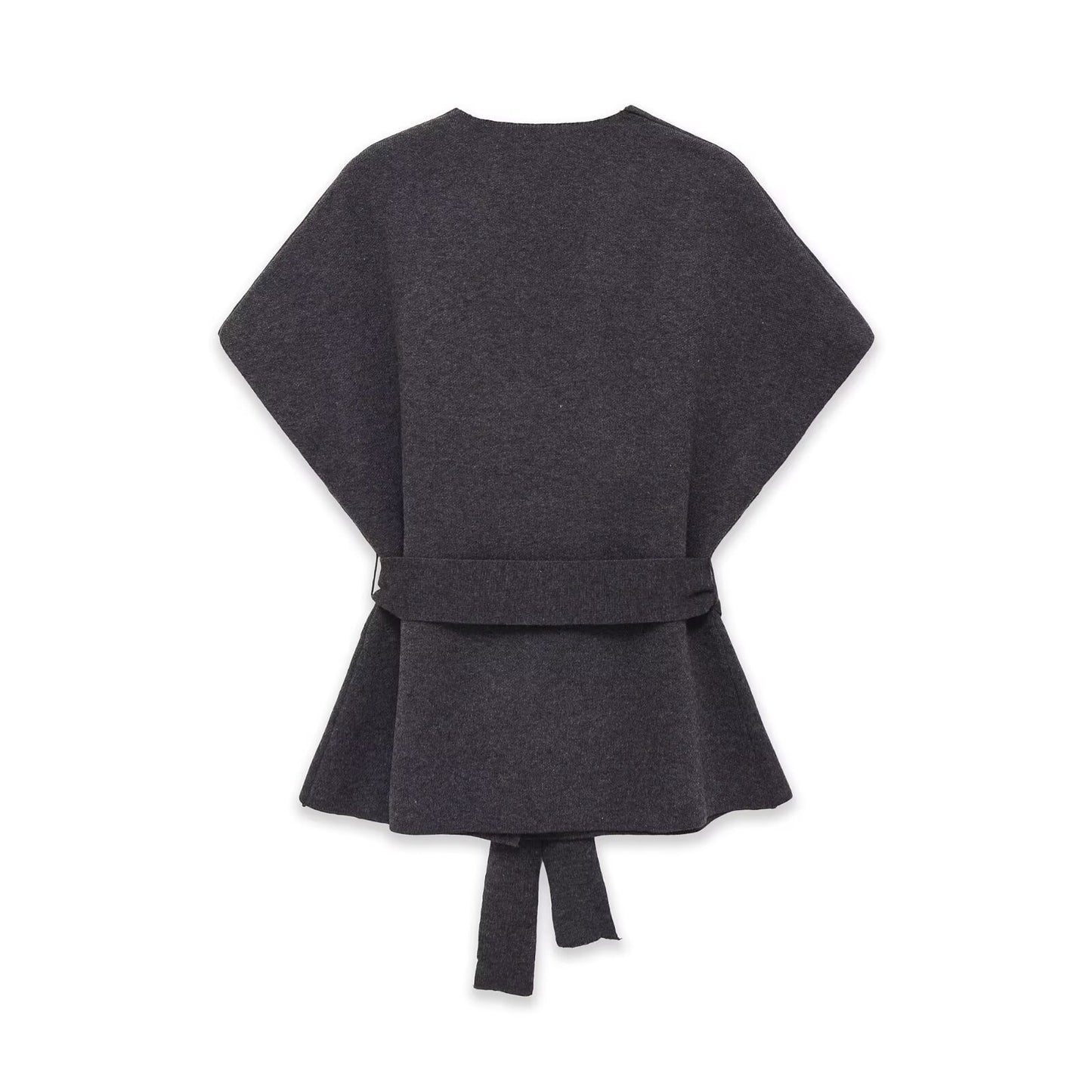 Oberteil mit V-Ausschnitt und Ärmeln