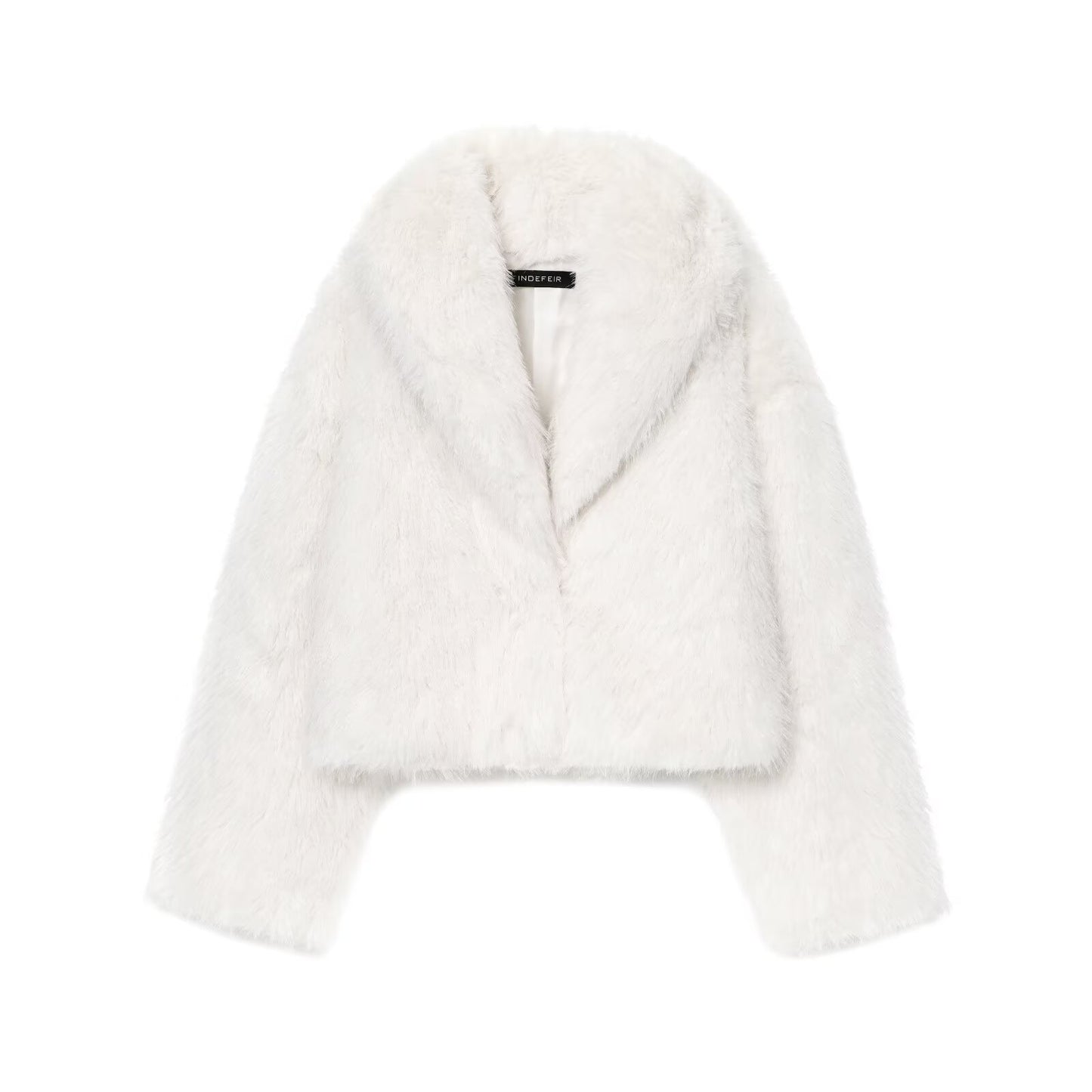 Kurtka z Kołnierzem z Eko-Futra – Elegant Casual