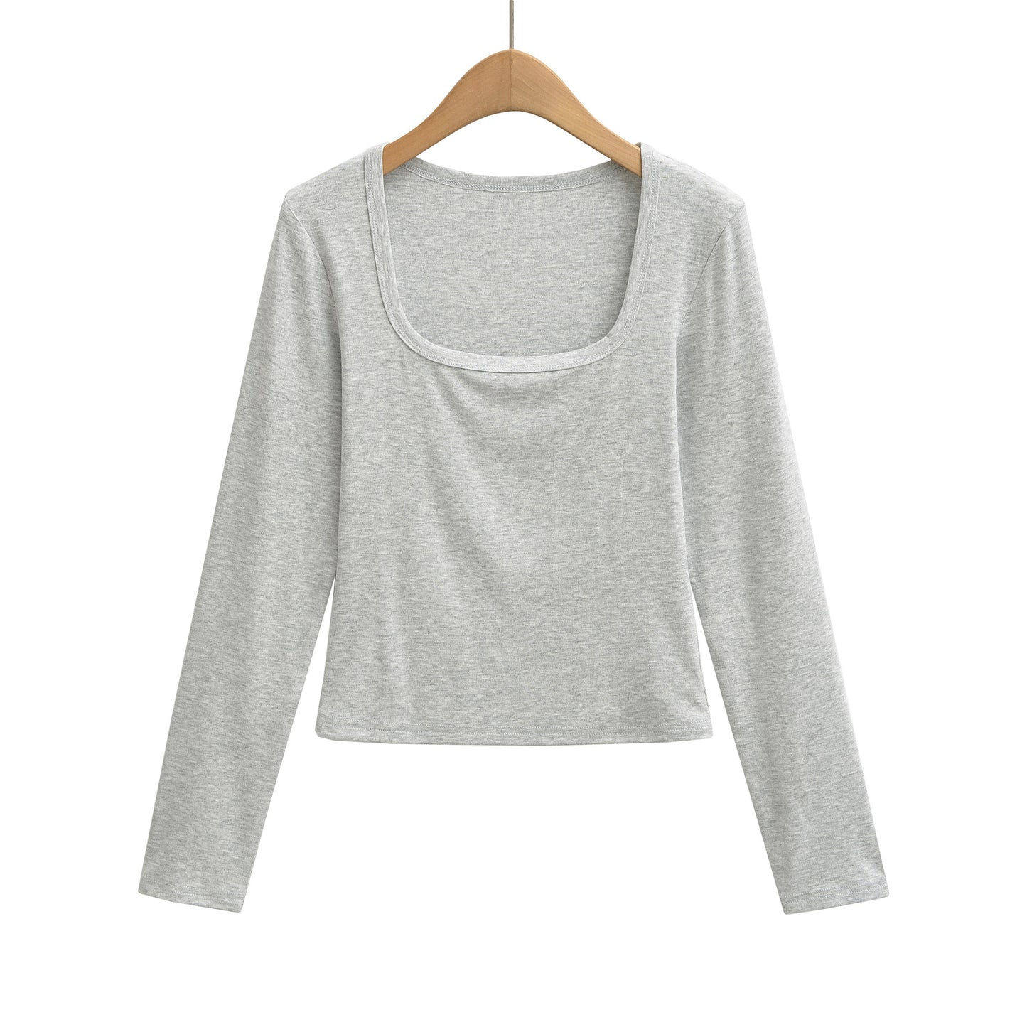 Slim Fit Top z U-Neck