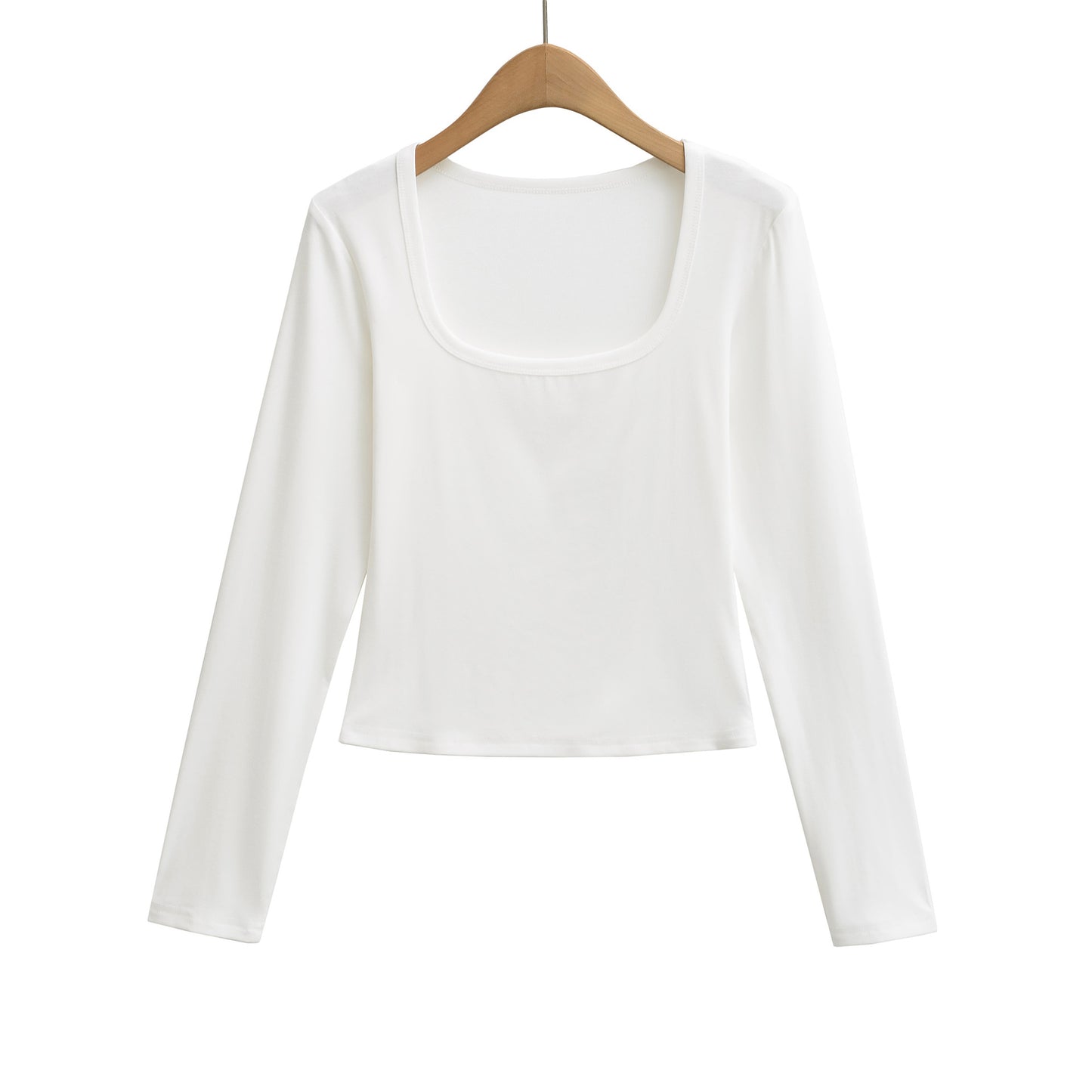 Slim Fit Top z U-Neck