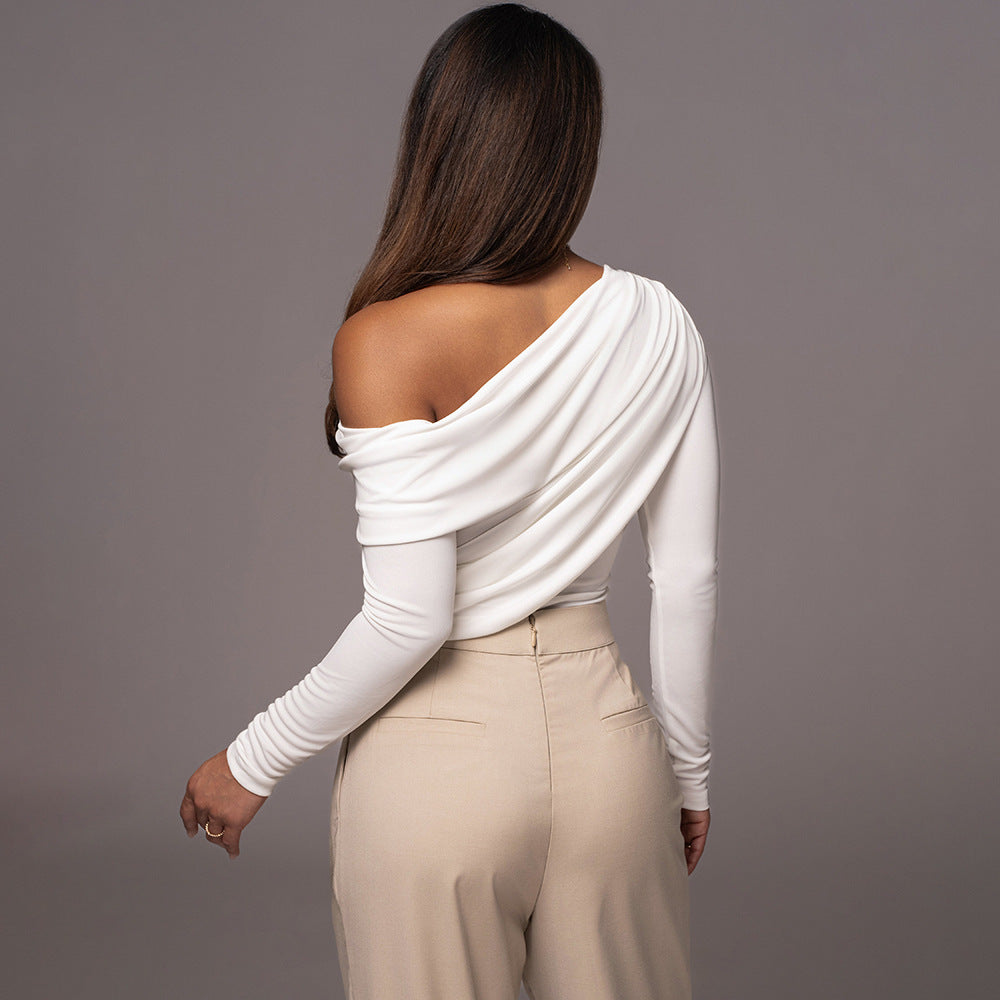 Top Slim Fit z Długim Rękawem – Elegancka Linia